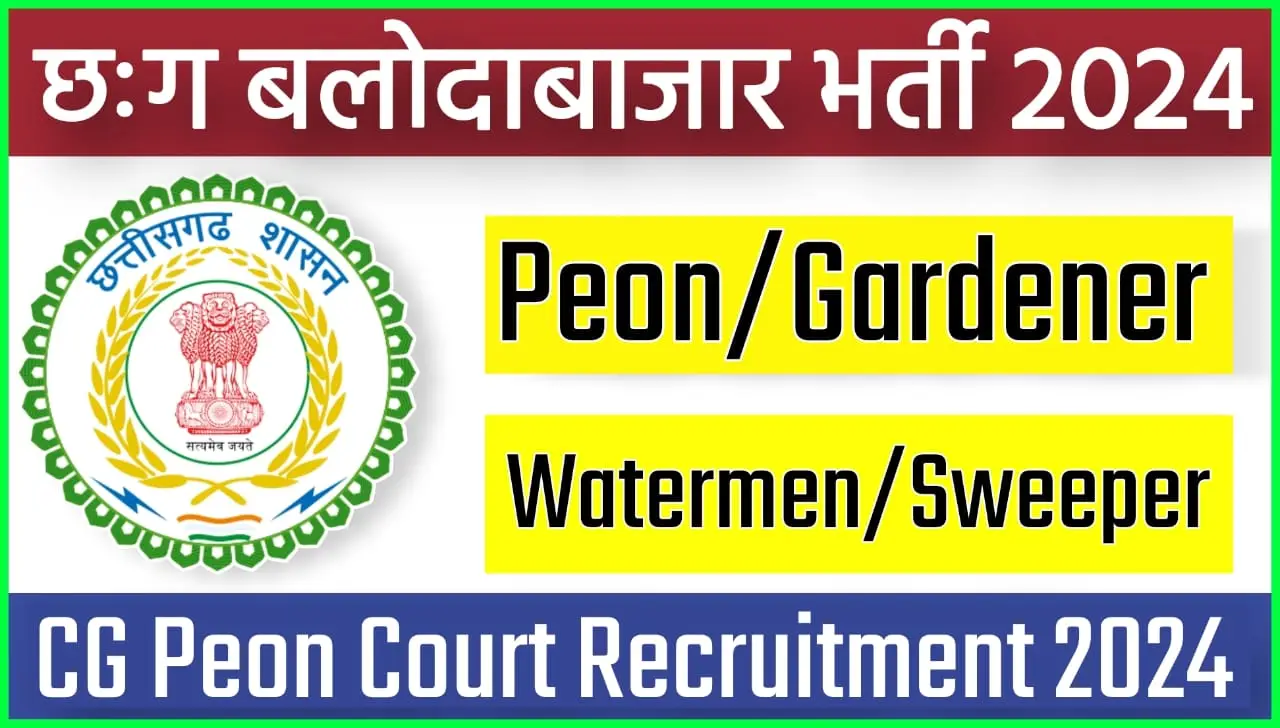 District Court Balodabazar Recruitment