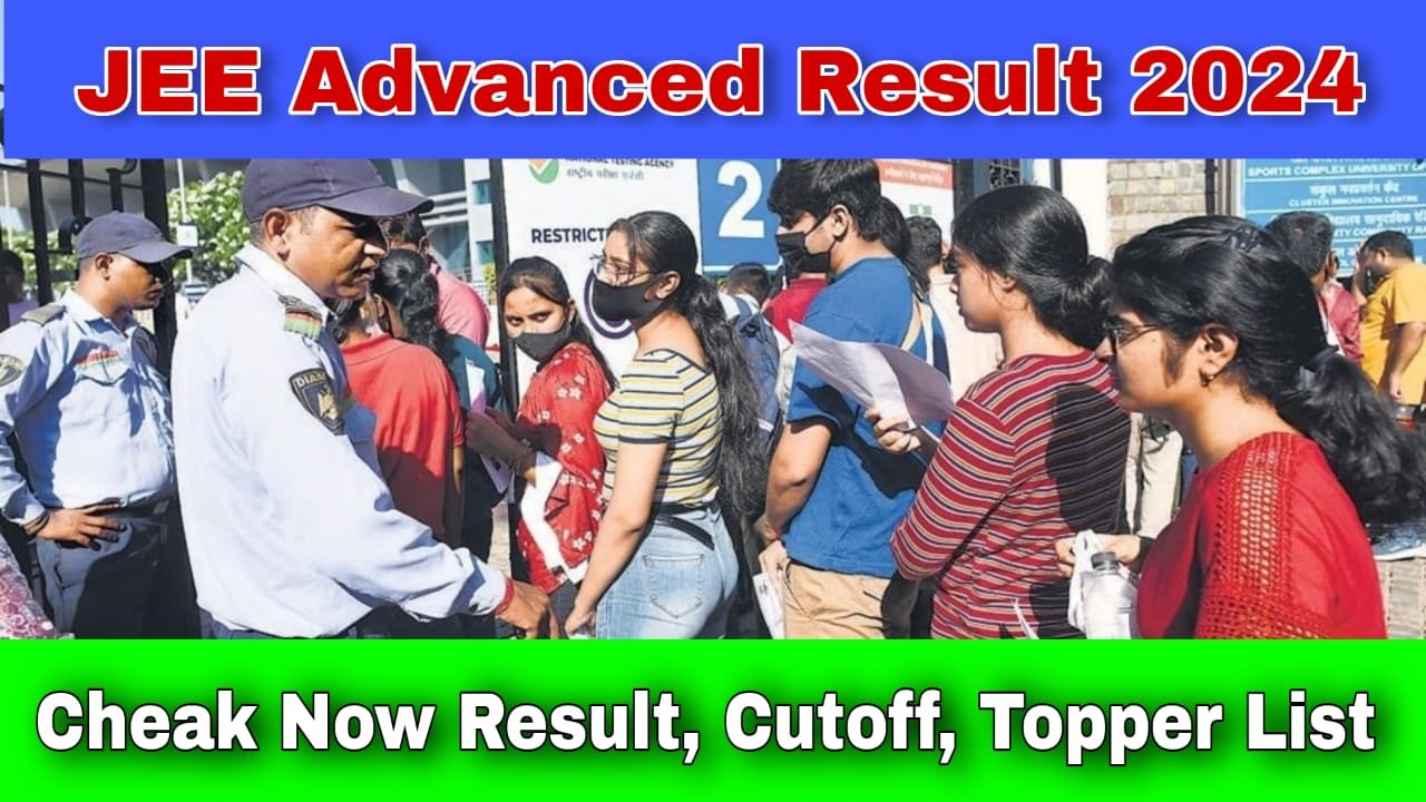 JEE Advanced Result 2024