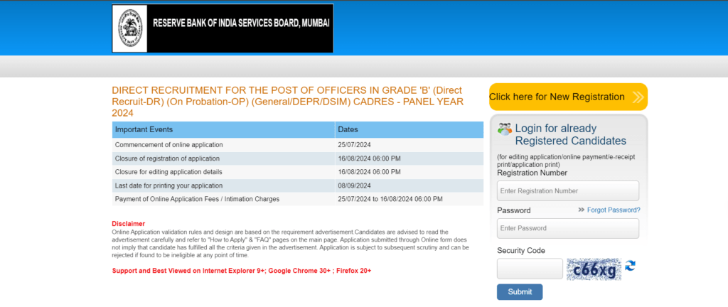 RBI Grade B 2024 Admit Card Out for 94 Vacancies, Download Now 1 Screenshot 2024 07 27 235939