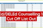 CG DELEd Counselling Cut Off 2024