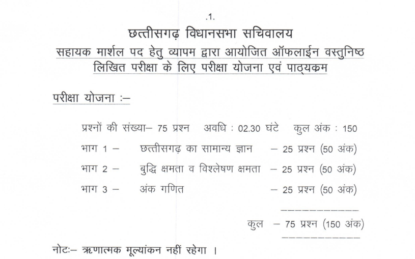 Cg Sahayak Marshal Written Exam Date 2024: सहायक मार्शल ऑफलाईन लिखित परीक्षा की सूचना जारी 2024 1 Screenshot 2024 09 08 225407