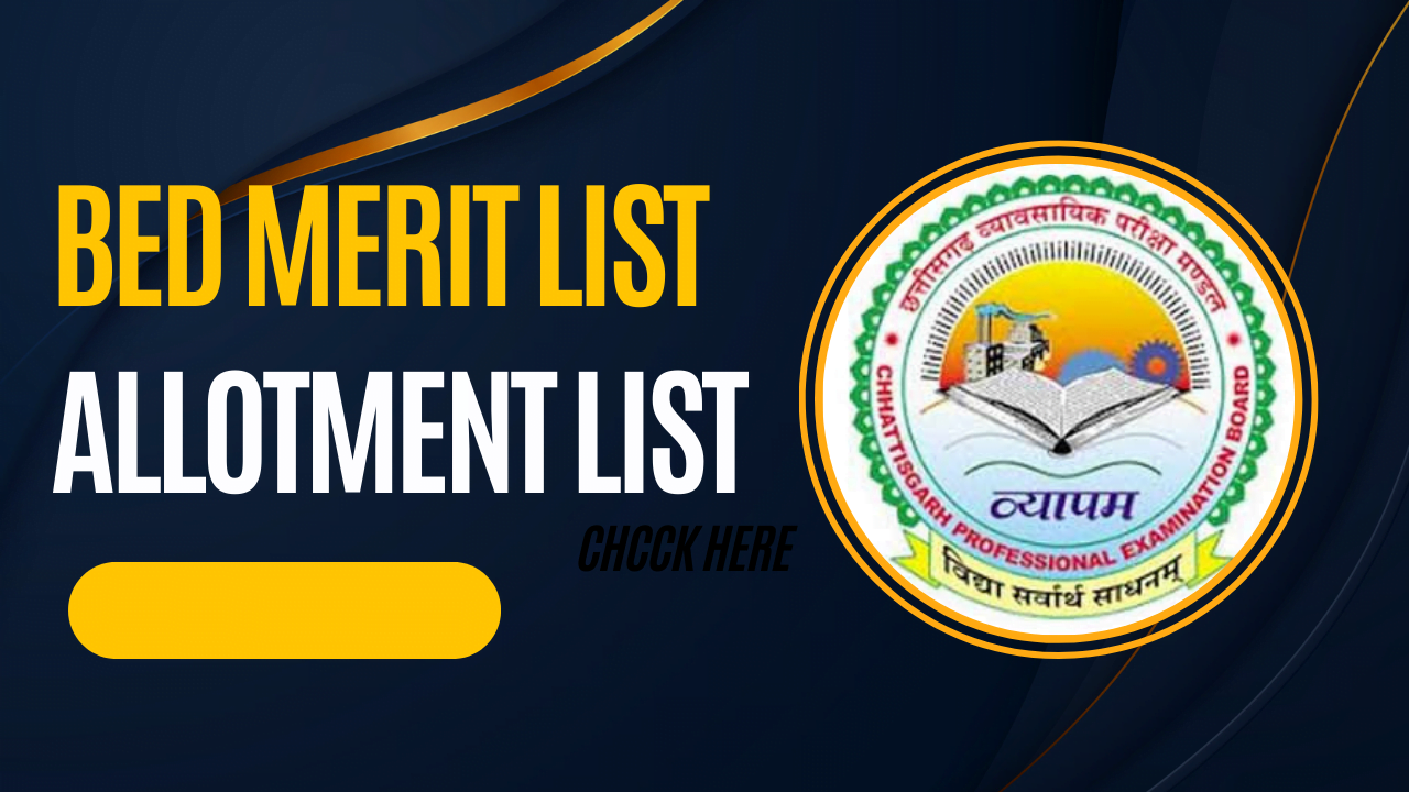 CG BEd Counselling 2nd Merit List 2024