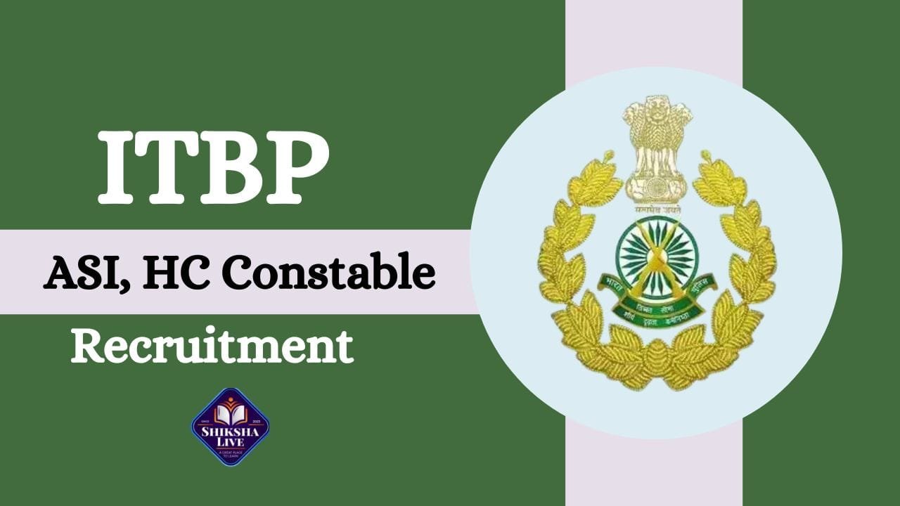 ITBP ASI HC And Constable Recruitment 2024
