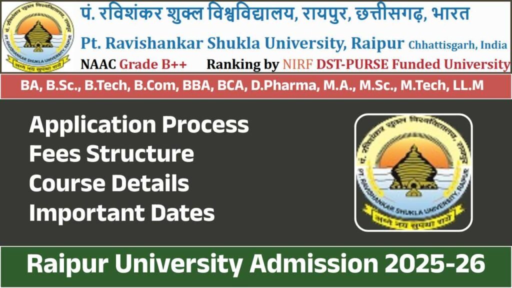 PRSU Admission 2025