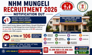 CMHO Mungeli Recruitment 2026